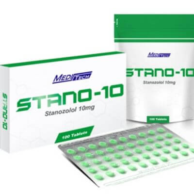 Stano-10 (Stanozolol Tabs 10 mg x 100 tablets) Meditech