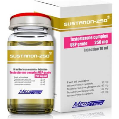 Sustanon 250 (Testosterone Mix 250 mg) 10 ml Vial Meditech