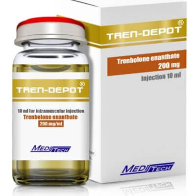 Tren-Depot 200 (Trenbolone Enanthate 200 mg) 10 ml Vial Meditech